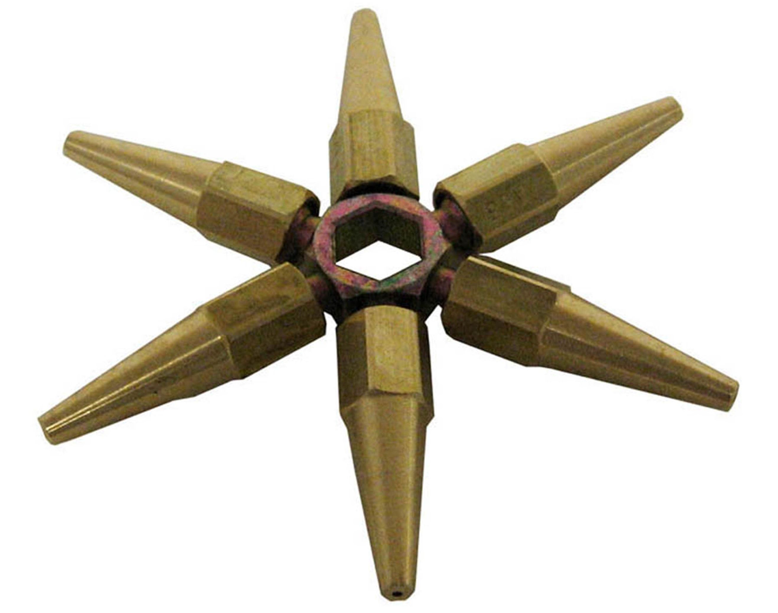 Chalumeau soudeur acétylène Jetsoud SI (Sécurité Intégrée) avec étoile clé  6 becs